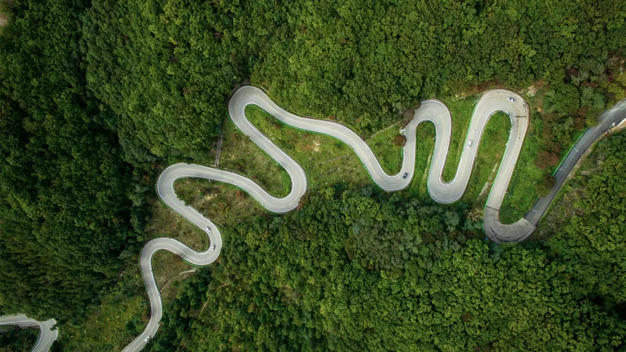 winding road