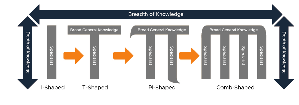 Diagram of Types of Knowledge Workers
